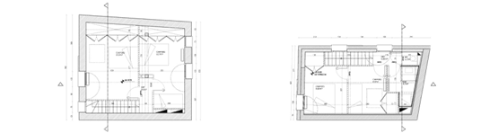 Restructuration maison 121 m² Bailly – plan R+1 du projet