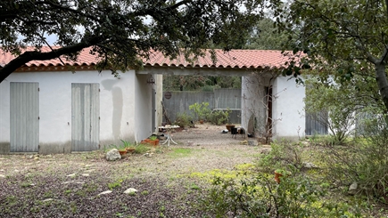 Etat actuel du porche- projet d'extension à Saint Pargoire (34) - RBB Architectes