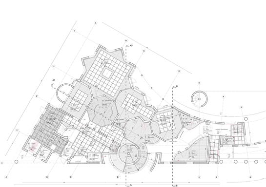 Plan APD niveau – rénovation crèche Clos des Lutins 600 m², Toulon (83)