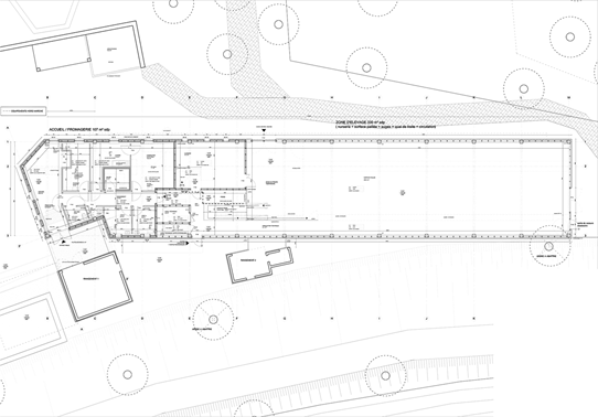 Plan  – construction chèvrerie 467 m², Septèmes-les-Vallons (13)